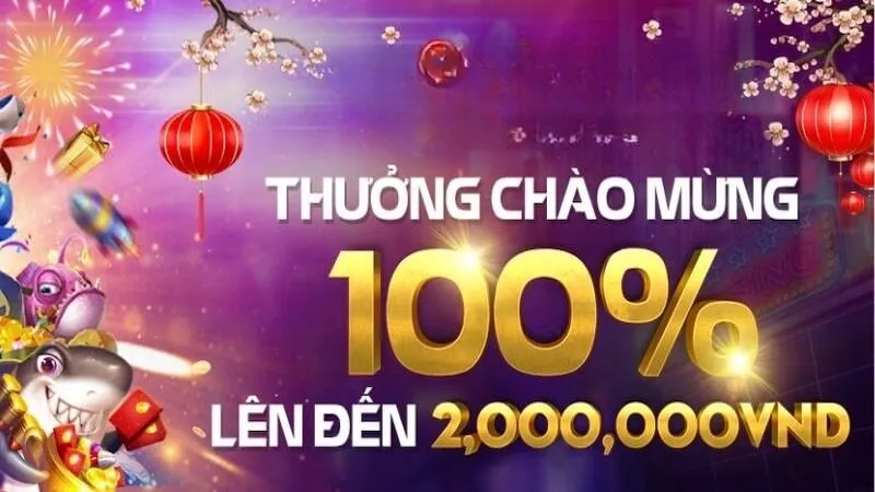 Chào mừng tân thủ 100% giá trị nạp đầu